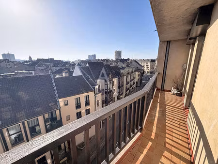 appartement metz 4 pièces - 2 chambres - balcon - cave
