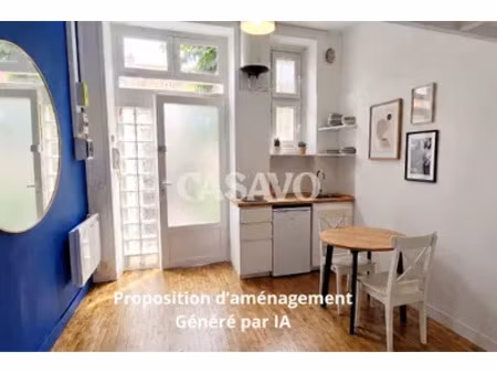 vente appartement 1 pièce de 12m² - 75018 paris