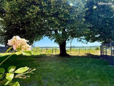 grande maison lumineuse avec vue dordogne, grand jardin privatif et accès direct à la rivi