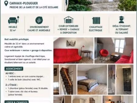 a louer petite maison 32 m2