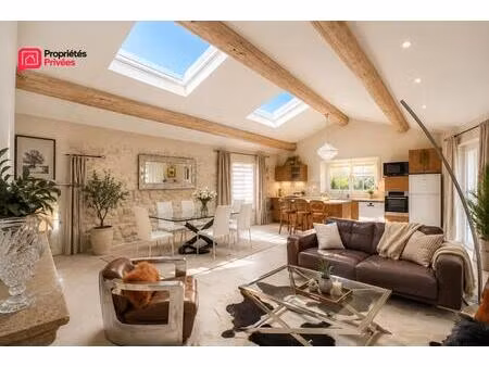 uzes: a 5 minutes d'uzès, magnifique maison en pierre rénovée avec terrasse tropézienne , 