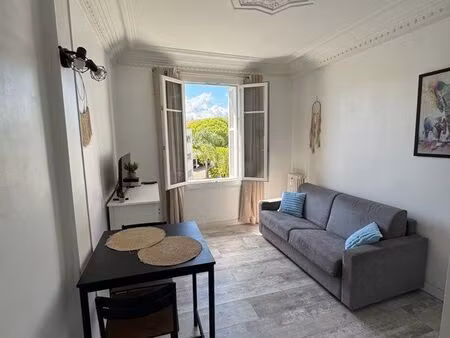 studio neuf loué meublé à 5 mins à pieds gare et plage
