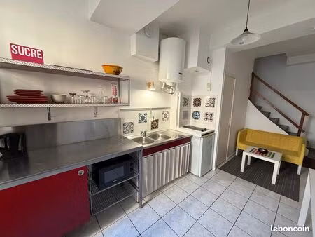 t2 meublé en duplex 31m2, saxe-gambetta, lyon 7