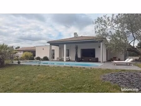 villa contemporaine plain-pied 140 m² — vue pyrénées — frégouville (32490)