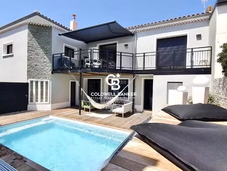 les sables-d’olonne – quartier des présidents – villa rénovée avec piscine à 50 m de la...
