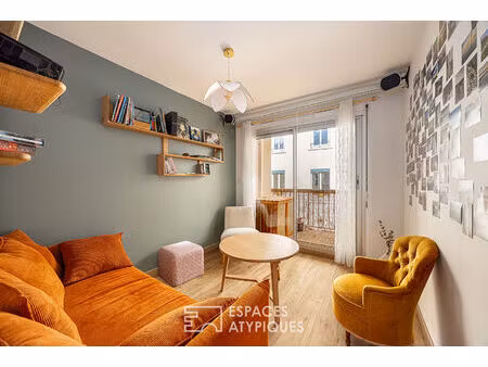 appartement chaleureux rénové avec balcon à raspail