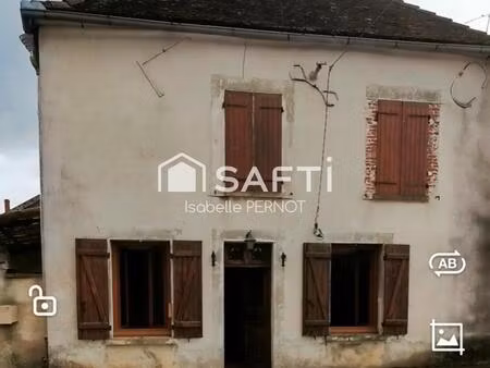 maison de village 79m² hab env av potentiel, à tissey 89