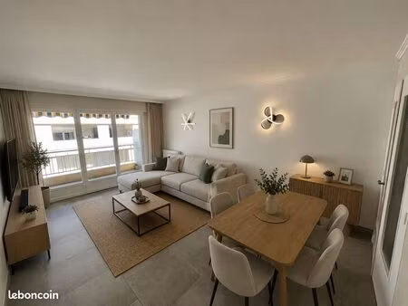 f2 de 48m² avec parking et cave, capitou