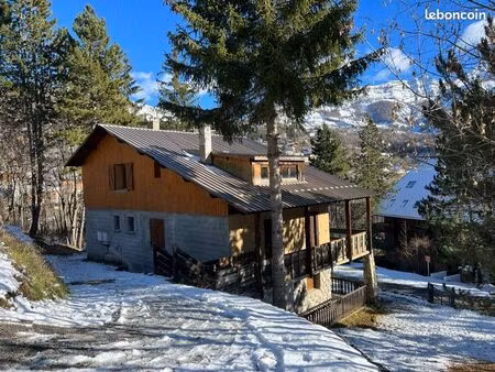 vente chalet allos