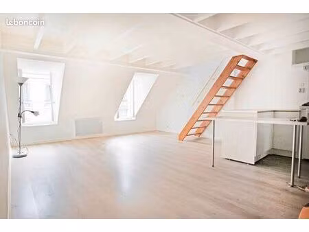 appartement f3 duplex 50m2 refait caen centre