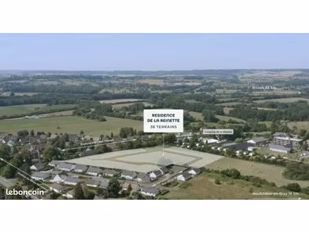 terrain 568 m² forges les eaux