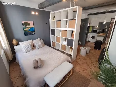 t1 bis meublé 24 m² – centre-ville toulon – tout équipé