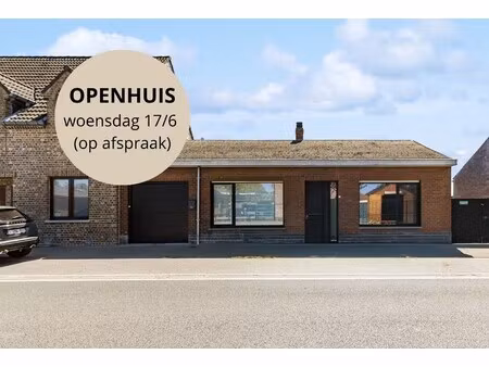 gelijkvloers wonen met tuin en potentieel