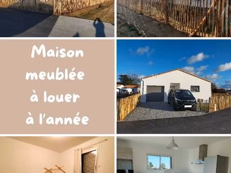 maison neuve meublée 3 chambres jardin garage