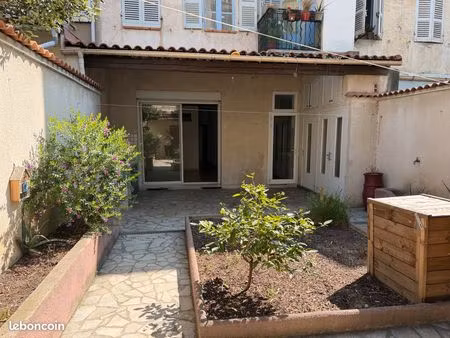 appart. t2/3 + jardin quartier lodi