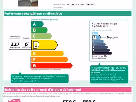 logement rdc type 2 avec jardin