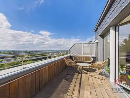 trevi luxembourg duplex 2ch+bureau, terrasses avec vue, rare