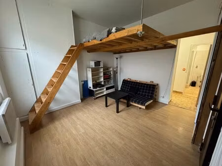 rue cauchy - studio avec mezzanine de 26 m²