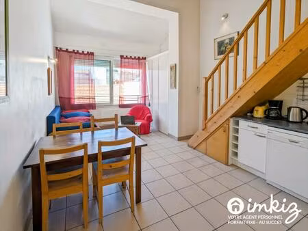 studio 35m2 1 chambre mezzanine vue sur canal