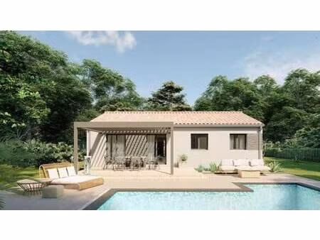 terrain avec maison neuve à vendre