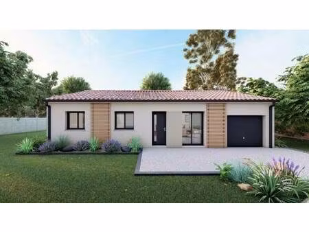 terrain avec maison neuve à vendre