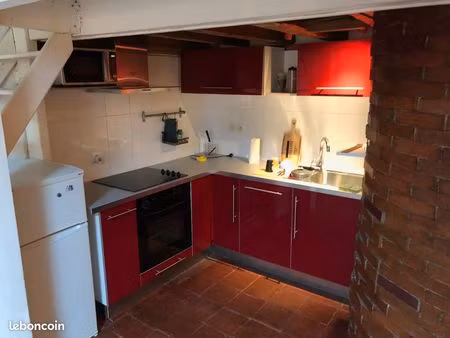 quartier des carmes t1 bis au calme 37m² +mezzanine de 12m²