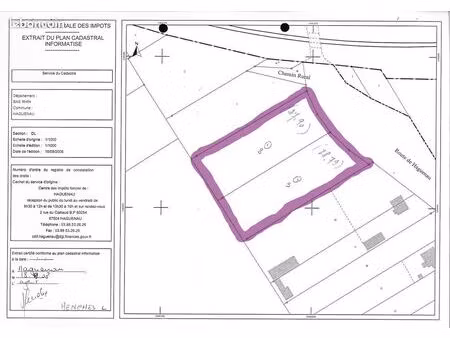 terrain boisé non constructible