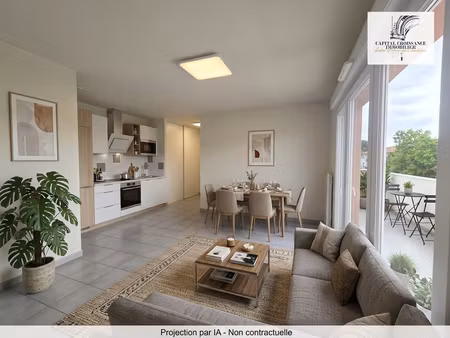 appartement t3 - bègles - dernier étage