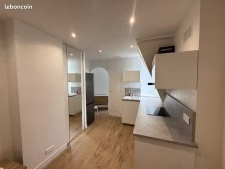 joli 2 pièces meublé 25m² — auteuil 16e, refait neuf