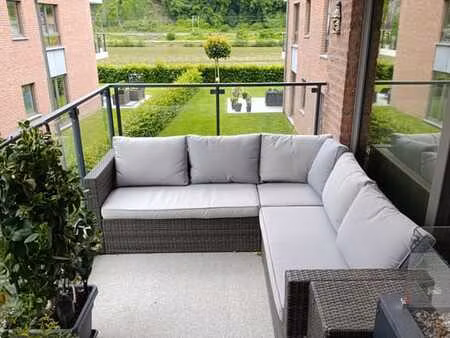 appartement 2 ch. à sclayn, balcon, vue meuse