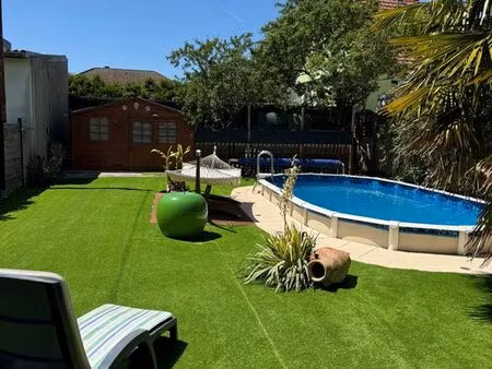 maison accolée avec jardin 4 pièces