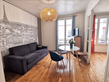appartement - 3ème étage - 41,75 m2 - 2 pièces - meublé