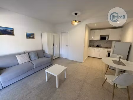 location étudiante studio 26.40m2 cagnes sur mer