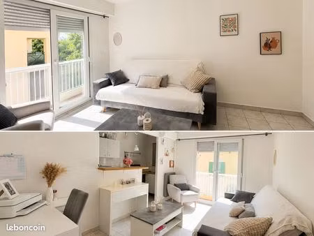 location studio meublé quartier saint maurice,nice