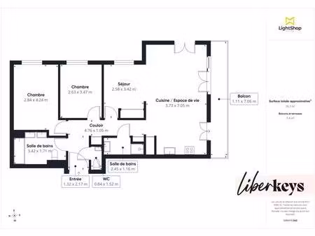 t4 - 75 m² carrez - vilage dans la ville - 30 mn de toutes vos destinations