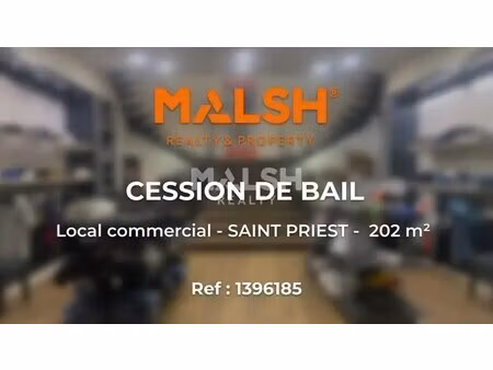 location commerce saint priest 69800 202m²