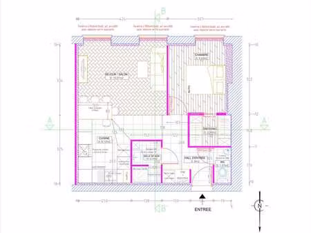location appartement 2 pièces meublé à lyon 6e (69006) : à louer 2 pièces meublé / 52m² ly