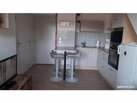 à louer t1 avec chambre mezzanine bail meublé 10 mois