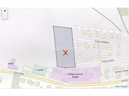 terrain constructible à vendre