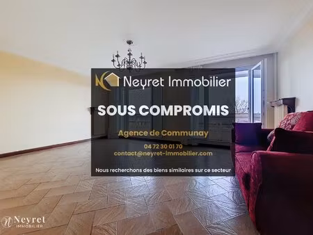 appartement t4 84m2 - vénissieux- 3 chambres- balcon- cave