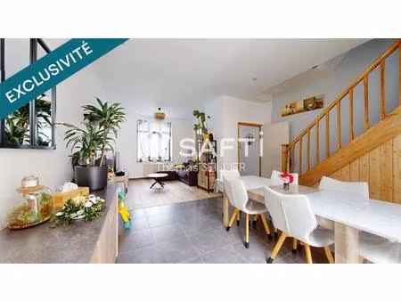 charmante maison de caractère rénovée – 127 m² habitables – 4 chambres – jardin plein sud