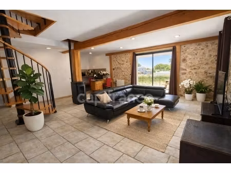 murviel‑lès‑béziers – 100 m² de charme en pierre, grand séjour de 45 m² et calme absolu au