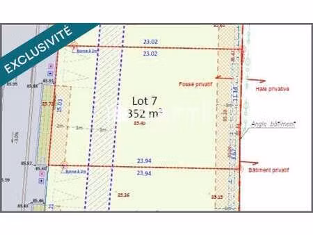 vente terrain piscine à landivisiau (29400) : à vendre piscine / 352m² landivisiau