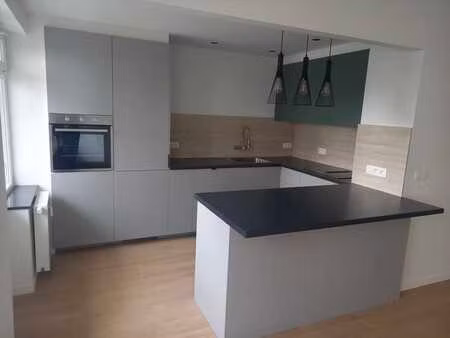 appartement rénové 2 chambres à evere , proche otan