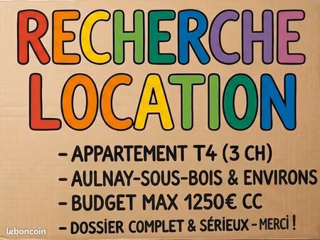 recherche location – appartement ou maison t4 (3 chambres)