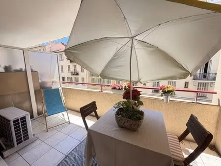 nice riquier studio de 24.19m² avec terrasse de 7.60m²