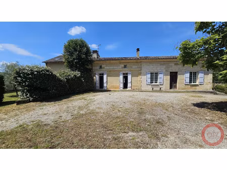 puynormand maison en pierre de 270 m² avec piscine et double ga