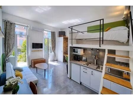 cannes - studio meuble dans villa avec jardin