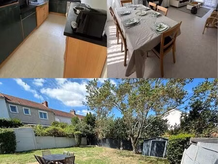 maison meublée 116 m² – 4 chambres – jardin – centre de cholet disponible à partir du 18 j