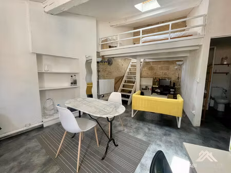 studio mezzanine meublé - ecusson